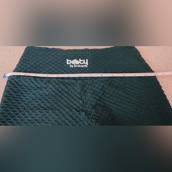 NWOT Women's Booty by Brabants Croco Leggings One Size in Teal/Green - Picture 5 of 5